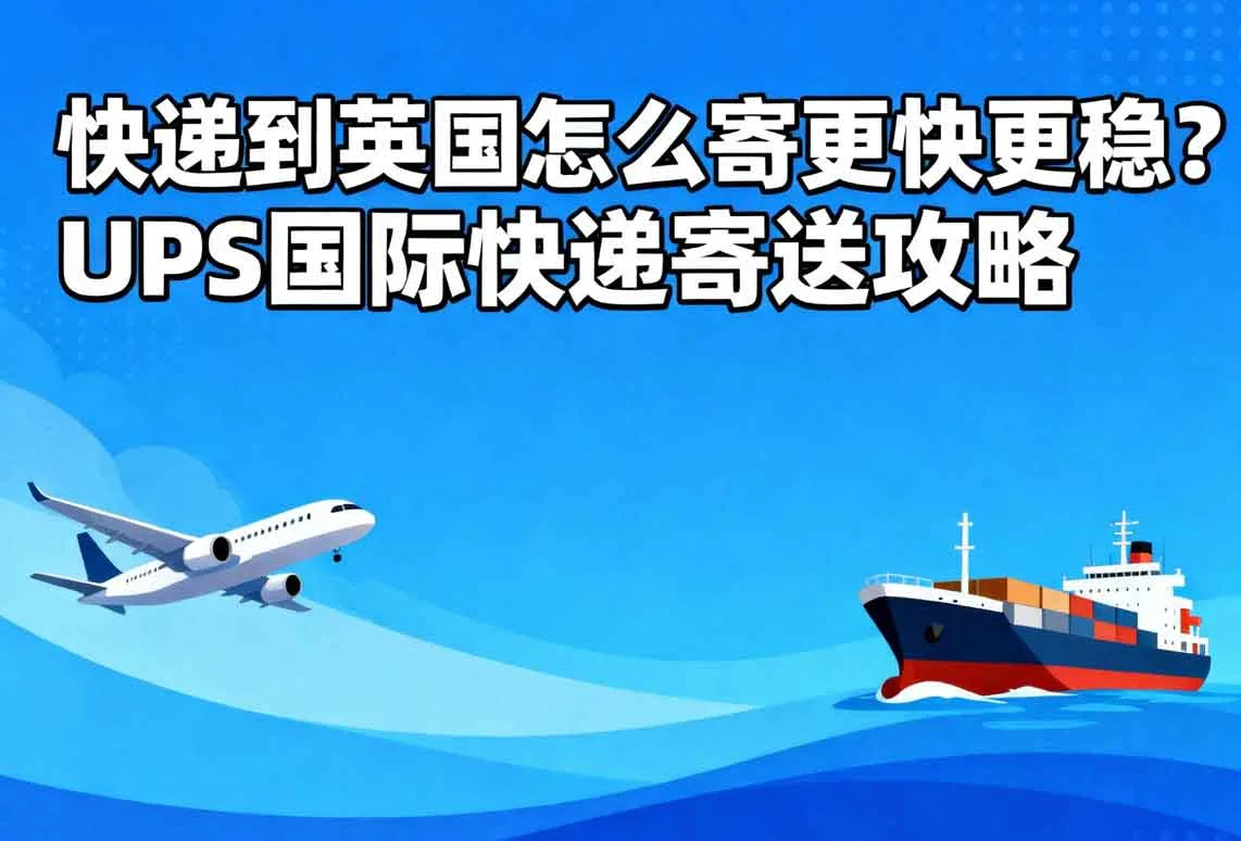 快递到英国怎么寄更快更稳？UPS国际快递寄送攻略
