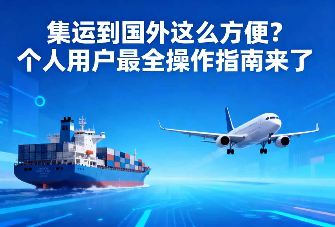 集运到国外这么方便？个人用户最全操作指南来了