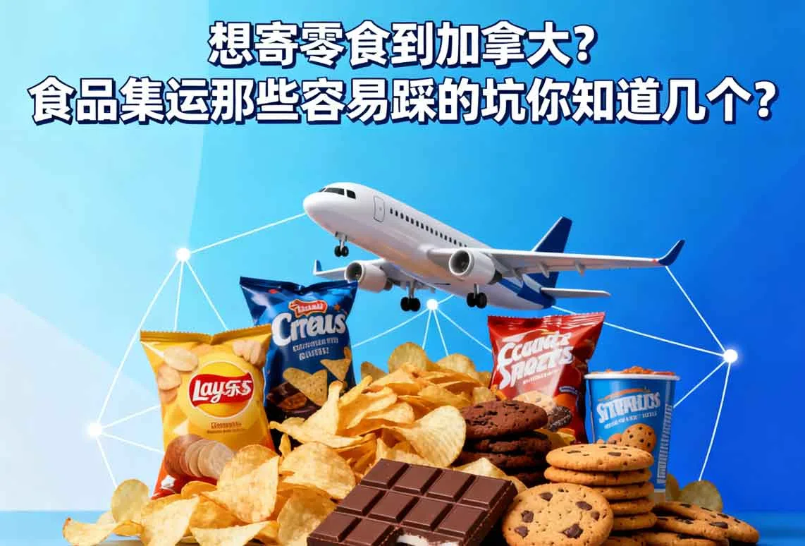 想寄零食到加拿大？食品集运那些容易踩的坑你知道几个？