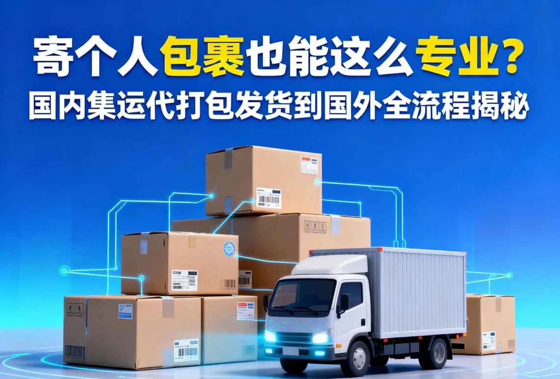 寄个人包裹也能这么专业？国内集运代打包发货到国外全流程揭秘