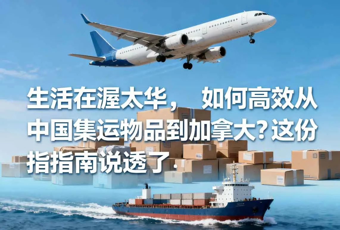生活在渥太华，如何高效从中国集运物品到加拿大？这份指南说透了
