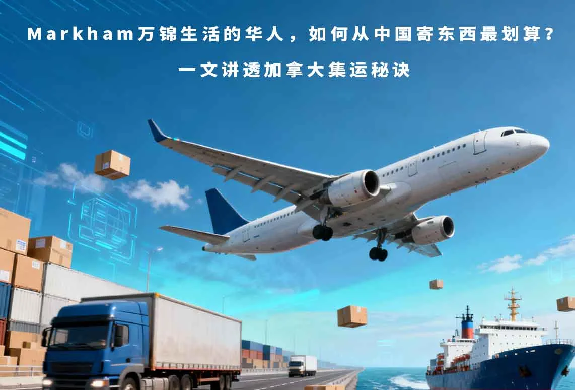 Markham万锦生活的华人，如何从中国寄东西最划算？一文讲透加拿大集运秘诀