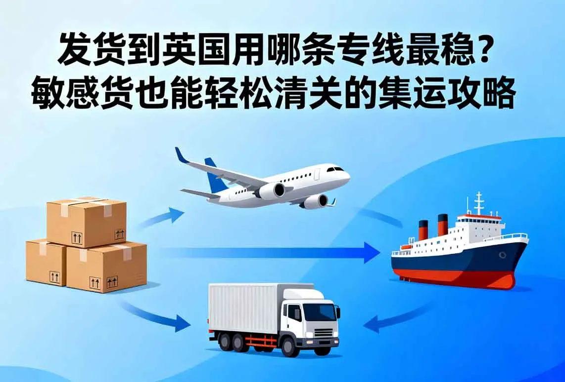 发货到英国用哪条专线最稳？敏感货也能轻松清关的集运攻略