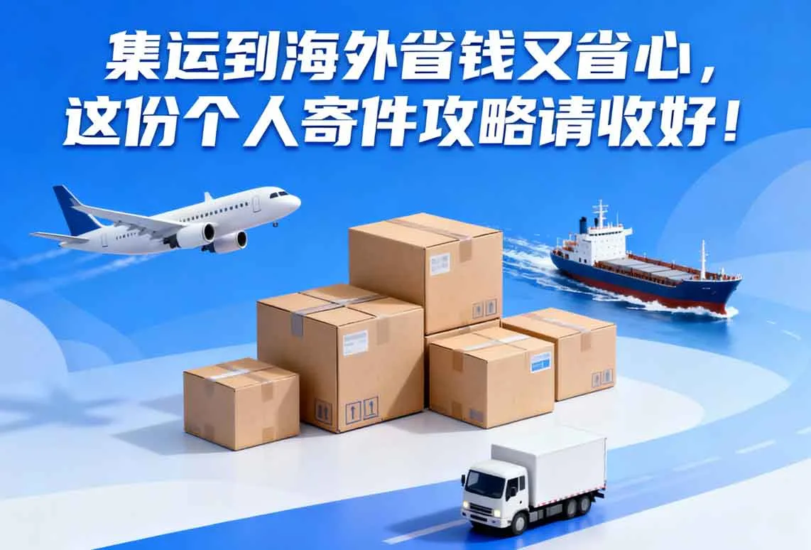 集运到海外省钱又省心，这份个人寄件攻略请收好！