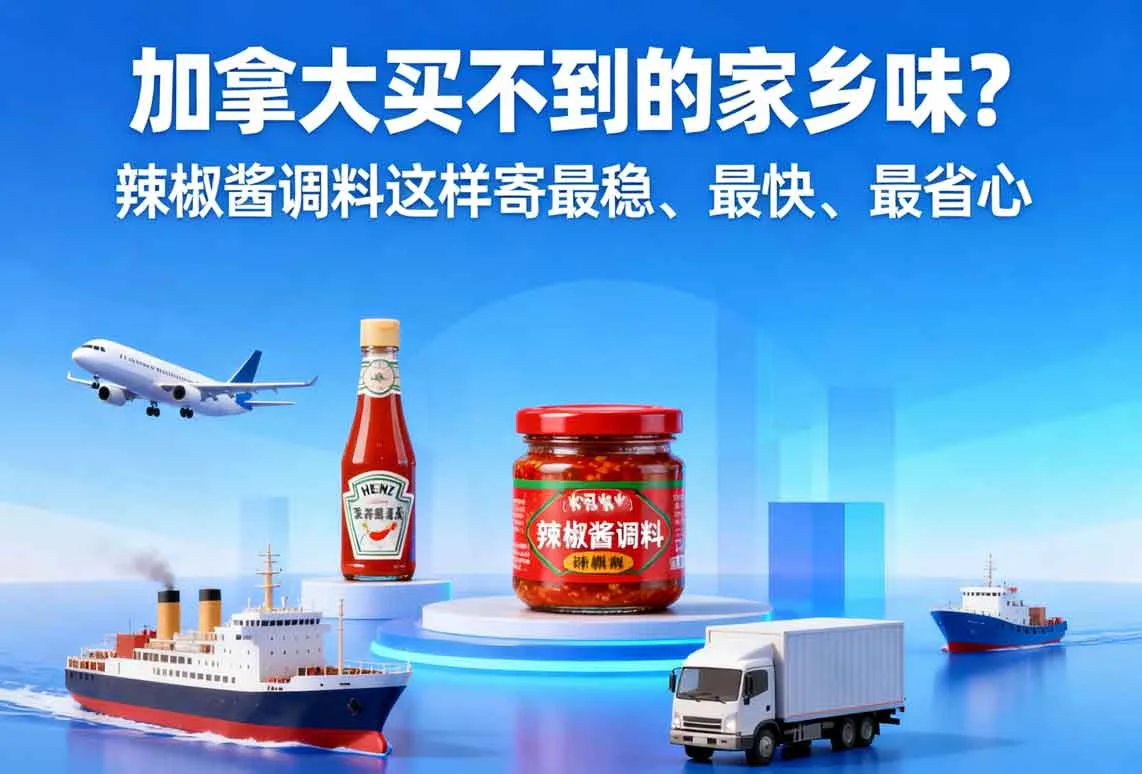 加拿大买不到的家乡味？辣椒酱调料这样寄最稳、最快、最省心