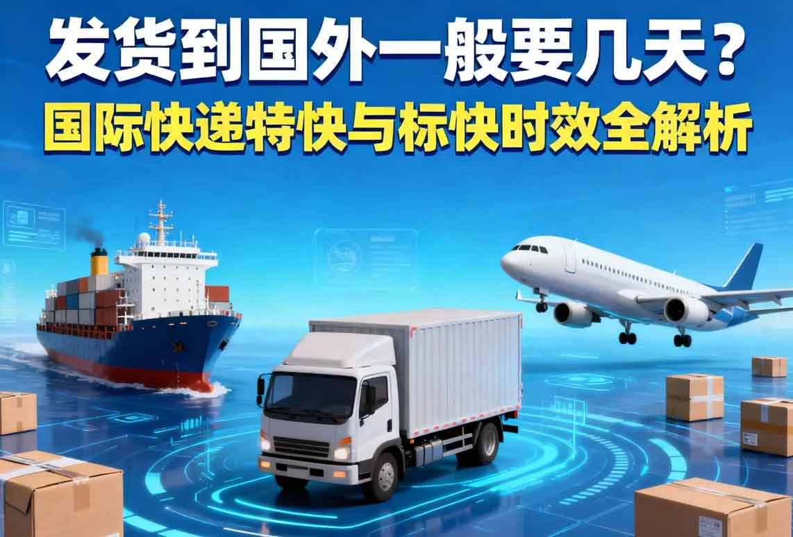 发货到国外一般要几天？国际快递特快与标快时效全解析