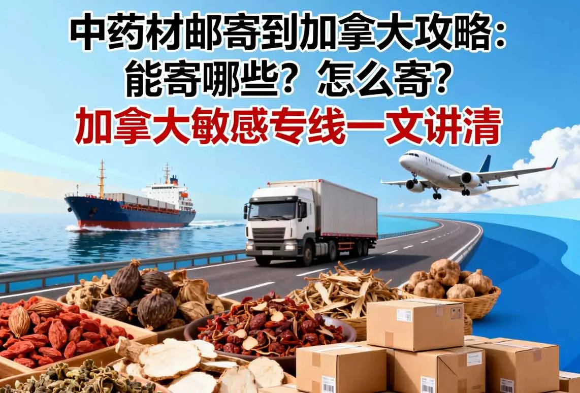 中药材邮寄到加拿大攻略：能寄哪些？怎么寄？加拿大敏感专线一文讲清