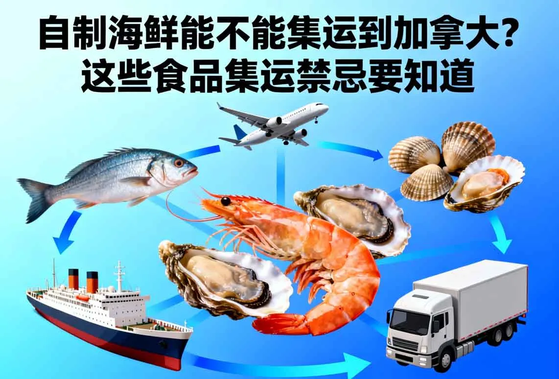 自制海鲜能不能集运到加拿大？这些食品集运禁忌要知道
