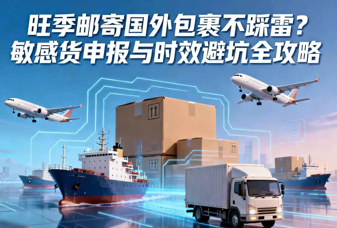 旺季邮寄国外包裹不踩雷？敏感货申报与时效避坑全攻略