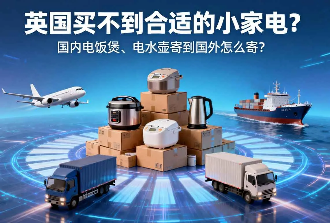 英国买不到合适的小家电？国内电饭煲、电水壶寄到国外怎么寄？