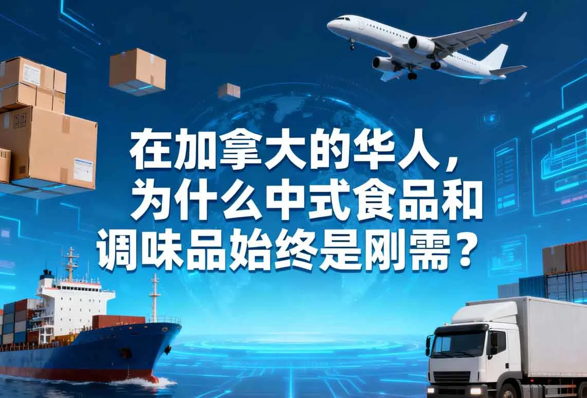 在加拿大的华人，为什么中式食品和调味品始终是刚需？