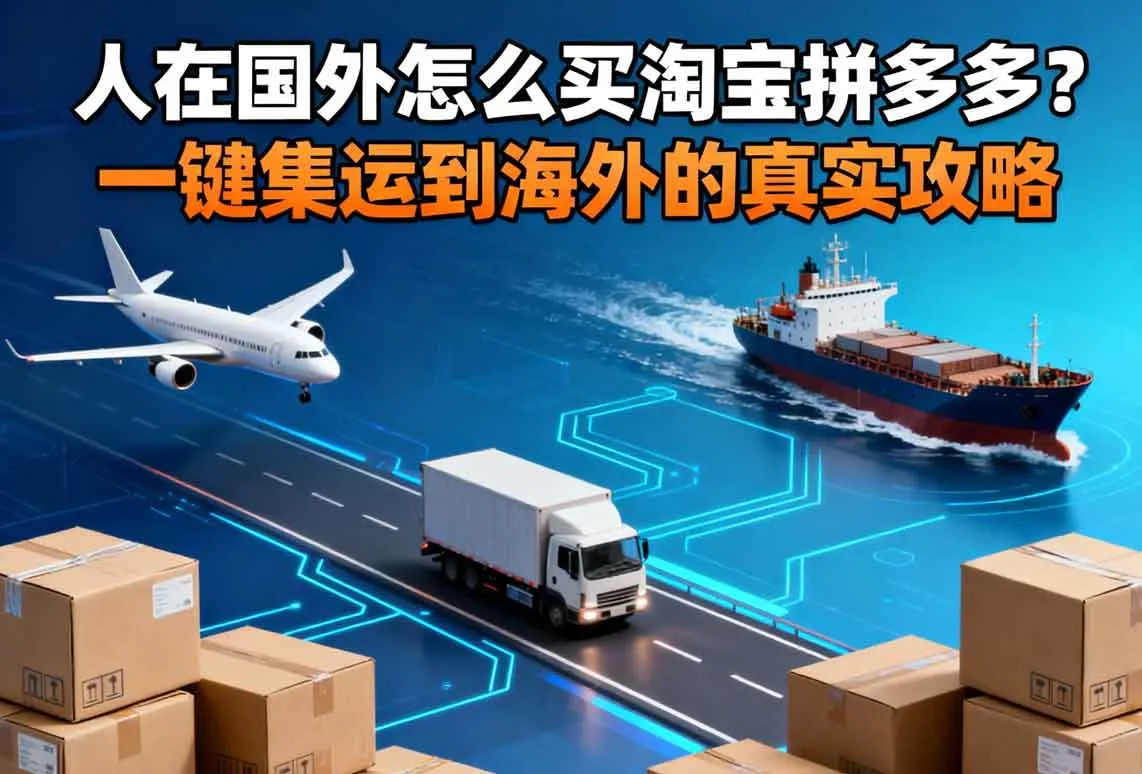 人在国外怎么买淘宝拼多多？一键集运到海外的真实攻略