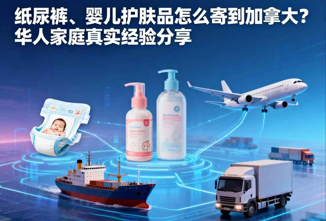 纸尿裤、婴儿护肤品怎么寄到加拿大？华人家庭真实经验分享