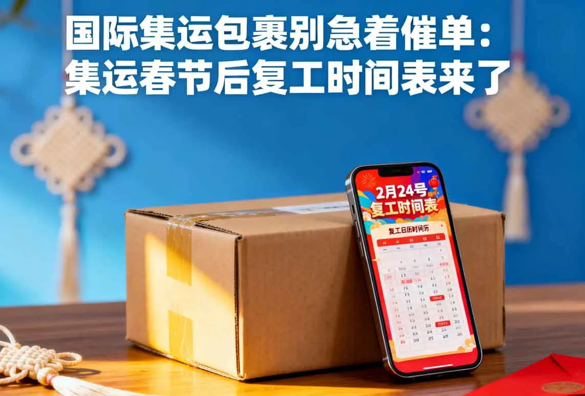 国际集运包裹别急着催单：集运春节后复工时间表来了