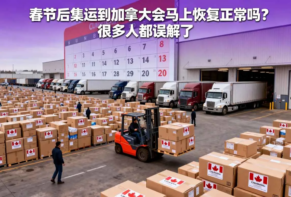 春节后集运到加拿大会马上恢复正常吗？很多人都误解了