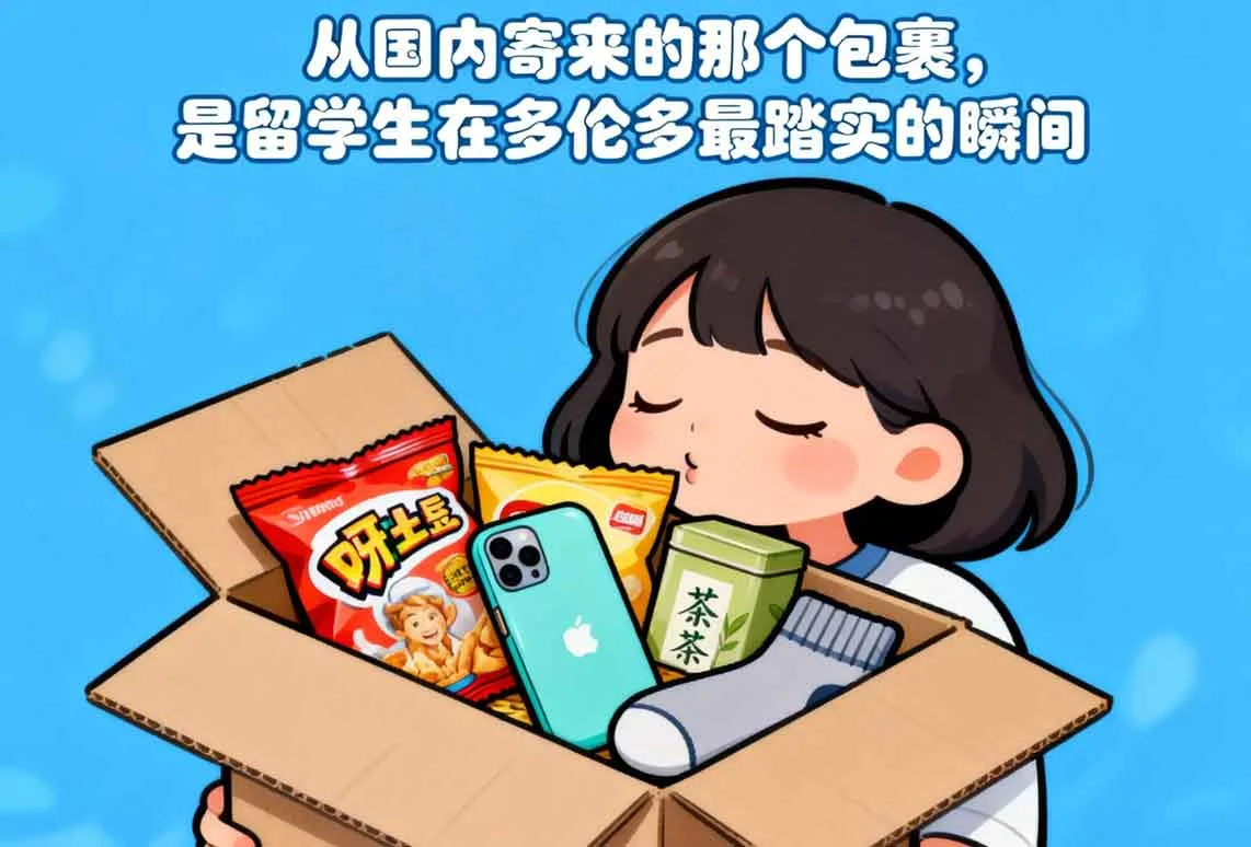 从国内寄来的那个包裹，是留学生在多伦多最踏实的瞬间