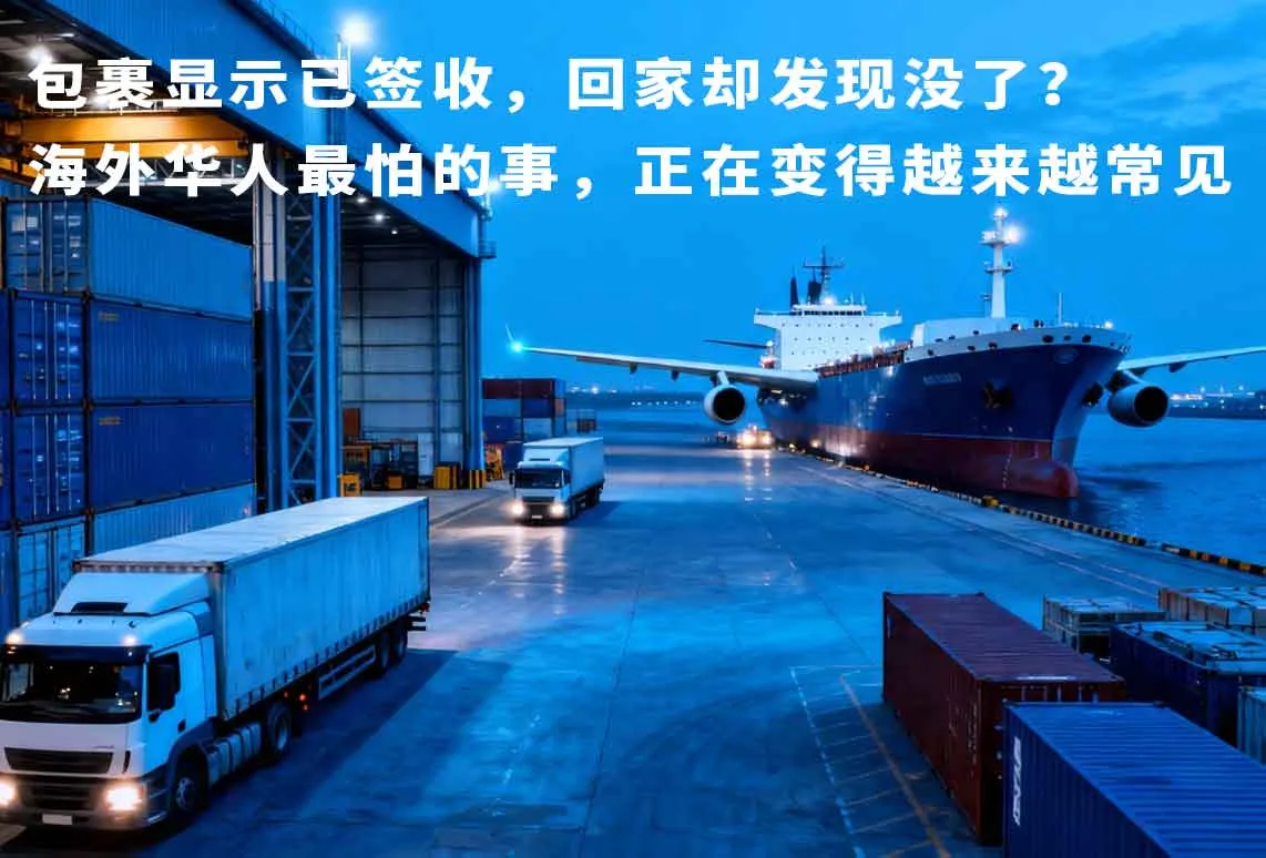 包裹显示已签收，回家却发现没了？海外华人最怕的事，正在变得越来越常见