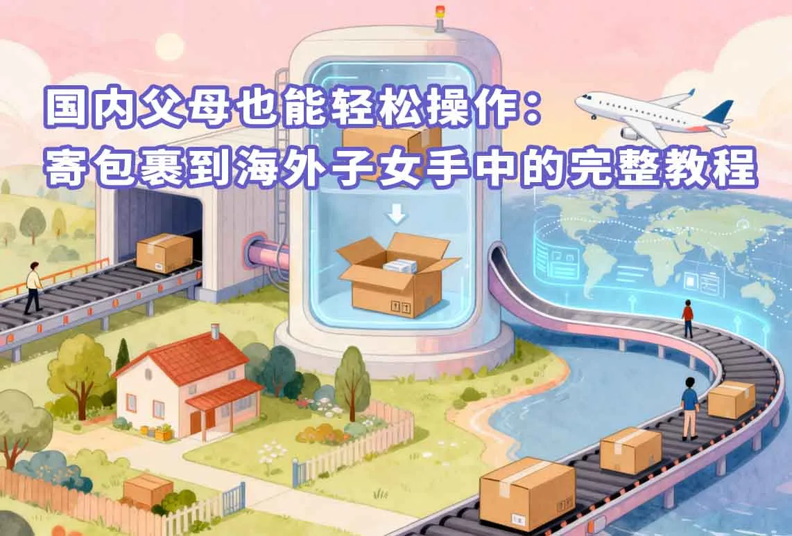 国内父母也能轻松操作：寄包裹到海外子女手中的完整教程