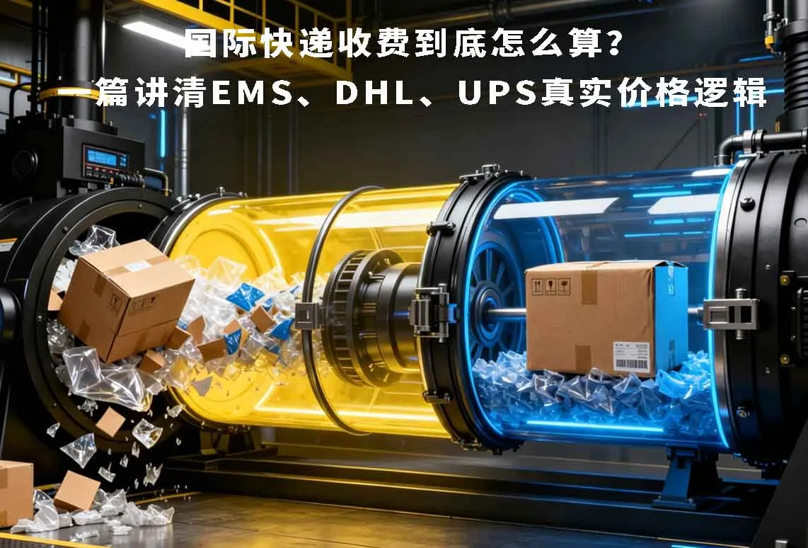 国际快递收费到底怎么算？一篇讲清EMS、DHL、UPS真实价格逻辑