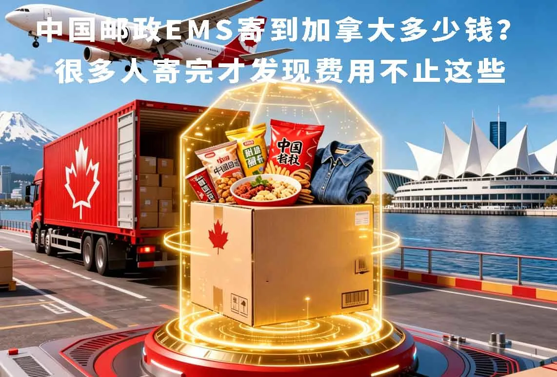 中国邮政EMS寄到加拿大多少钱？很多人寄完才发现费用不止这些
