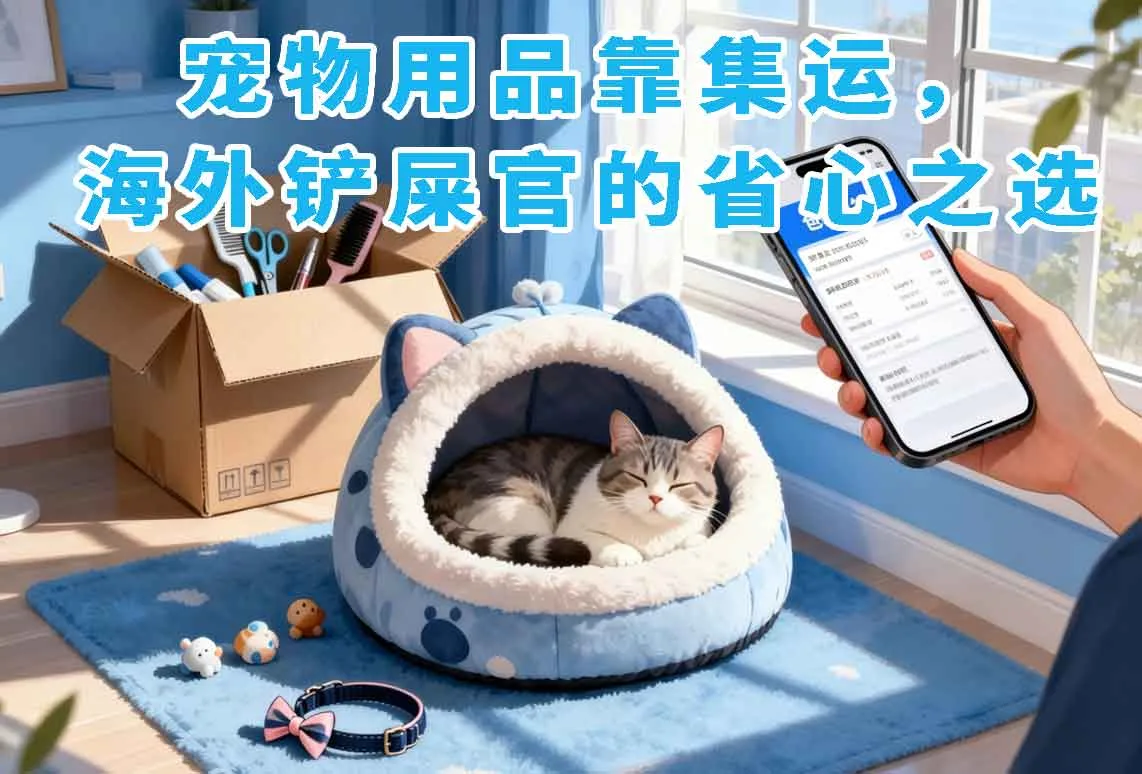 宠物用品靠集运，海外铲屎官的省心之选