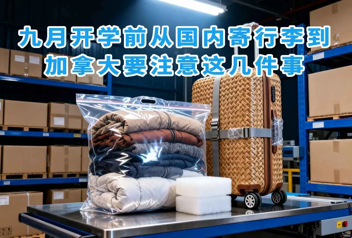 九月开学前从国内寄行李到加拿大要注意这几件事
