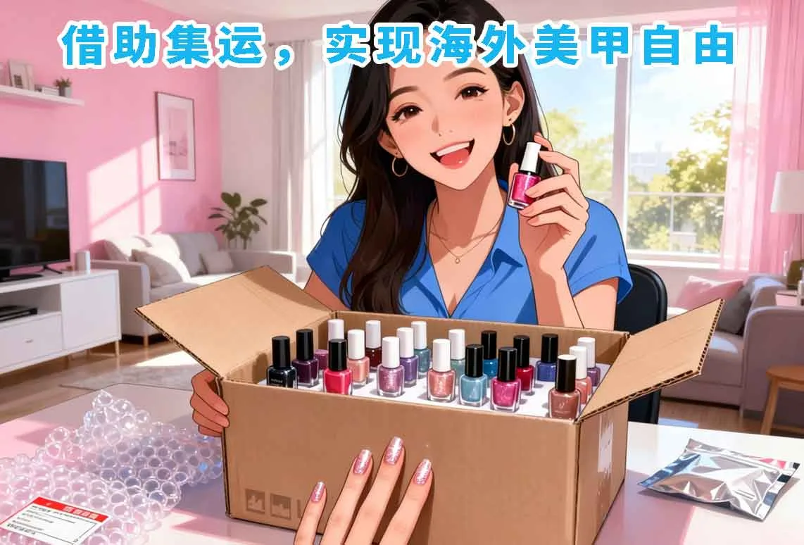 借助集运，实现海外美甲自由