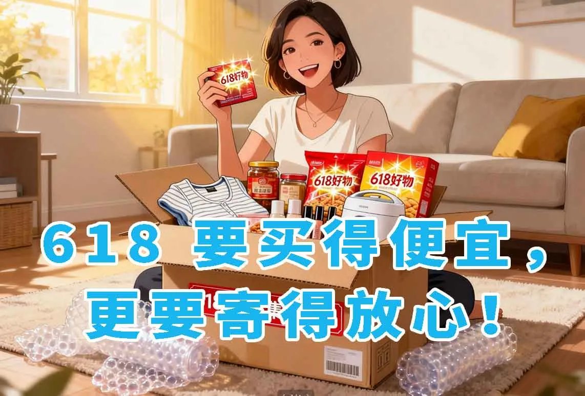 618 要买得便宜，更要寄得放心！