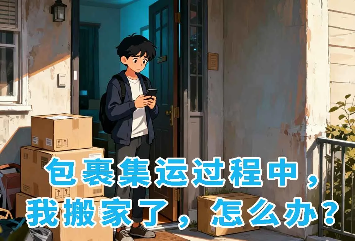 包裹集运过程中，我搬家了，怎么办？