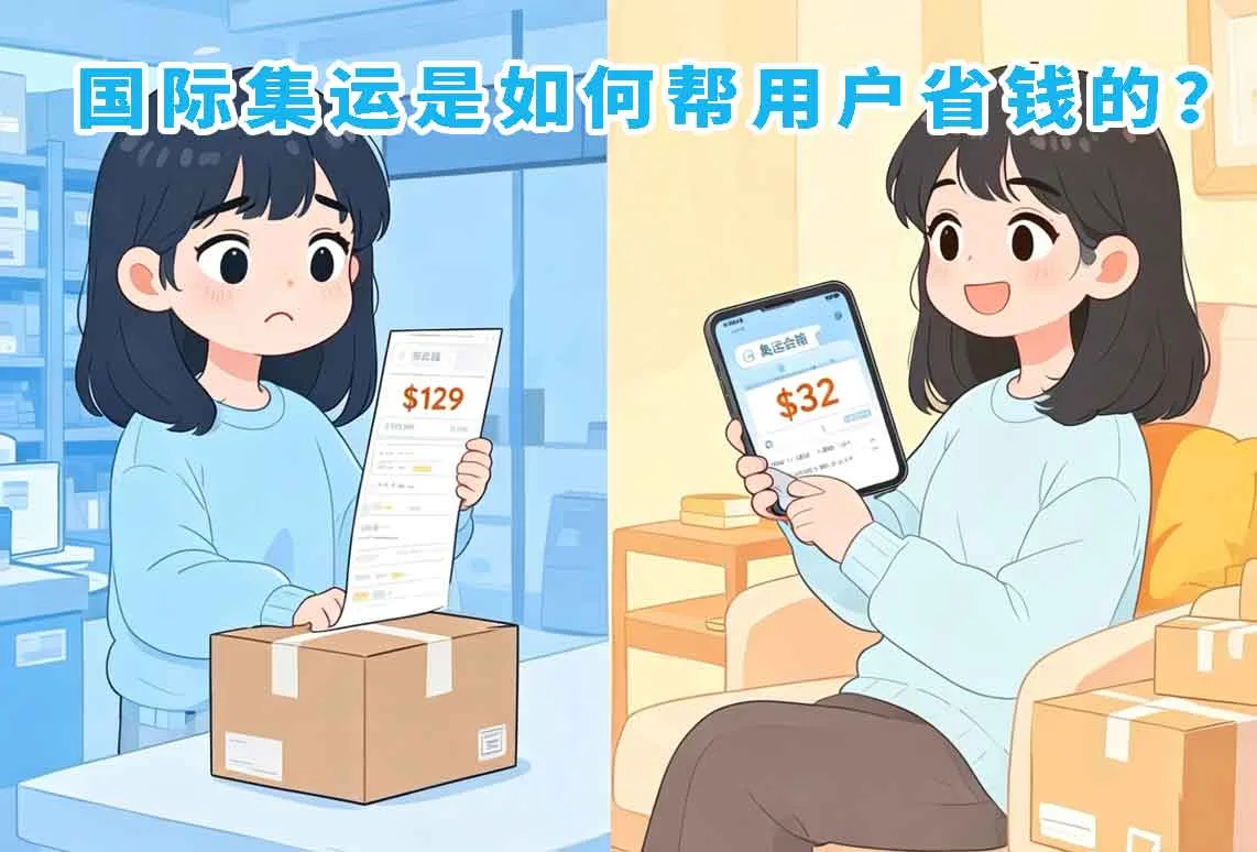 国际集运是如何帮用户省钱的？