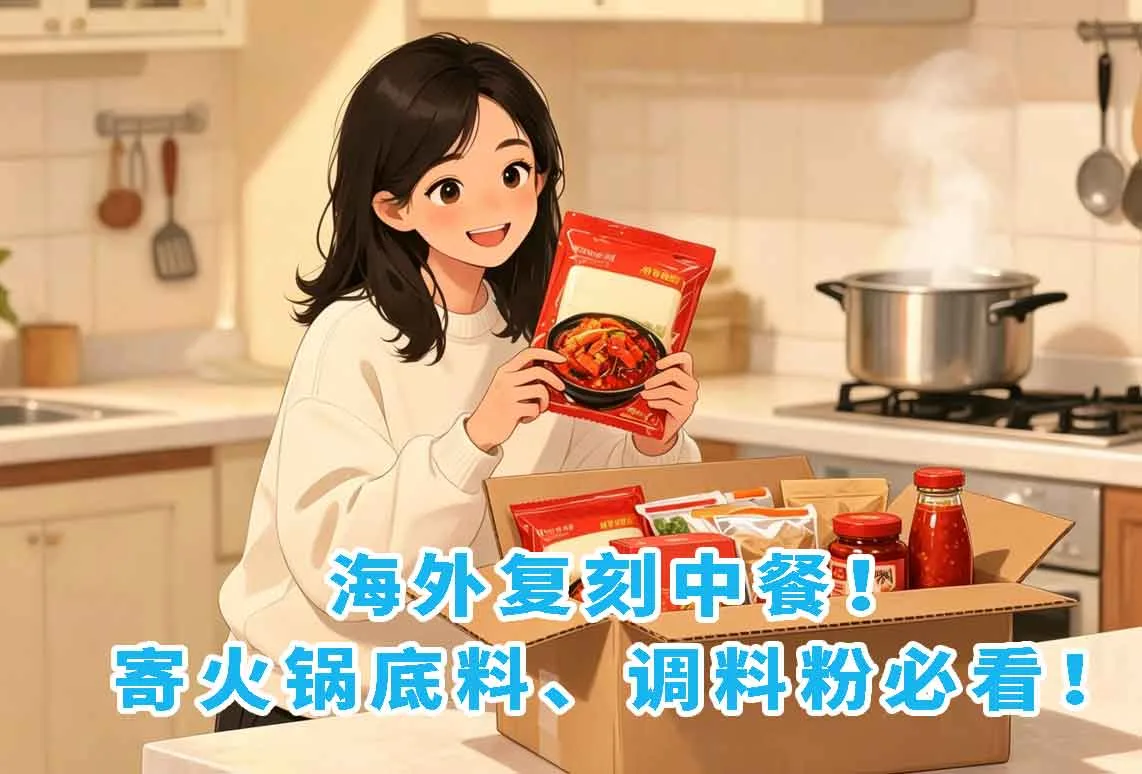 海外复刻中餐！寄火锅底料、调料粉必看！