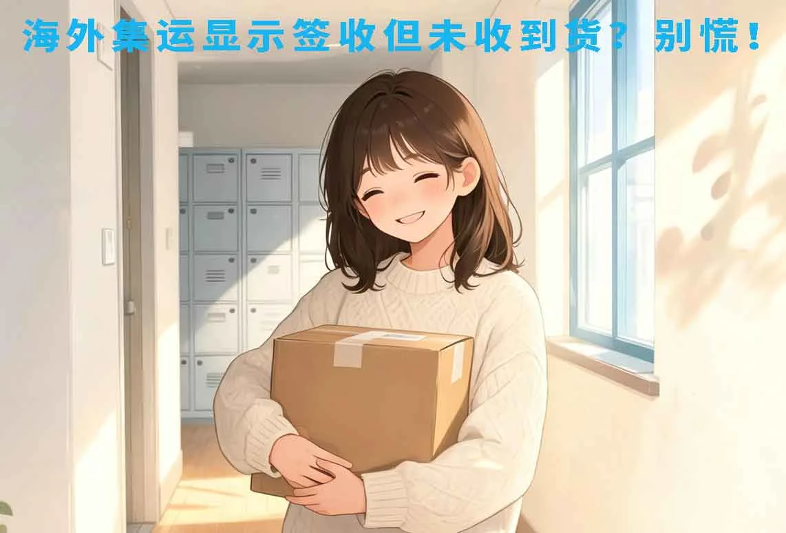 海外集运显示签收但未收到货？别慌！
