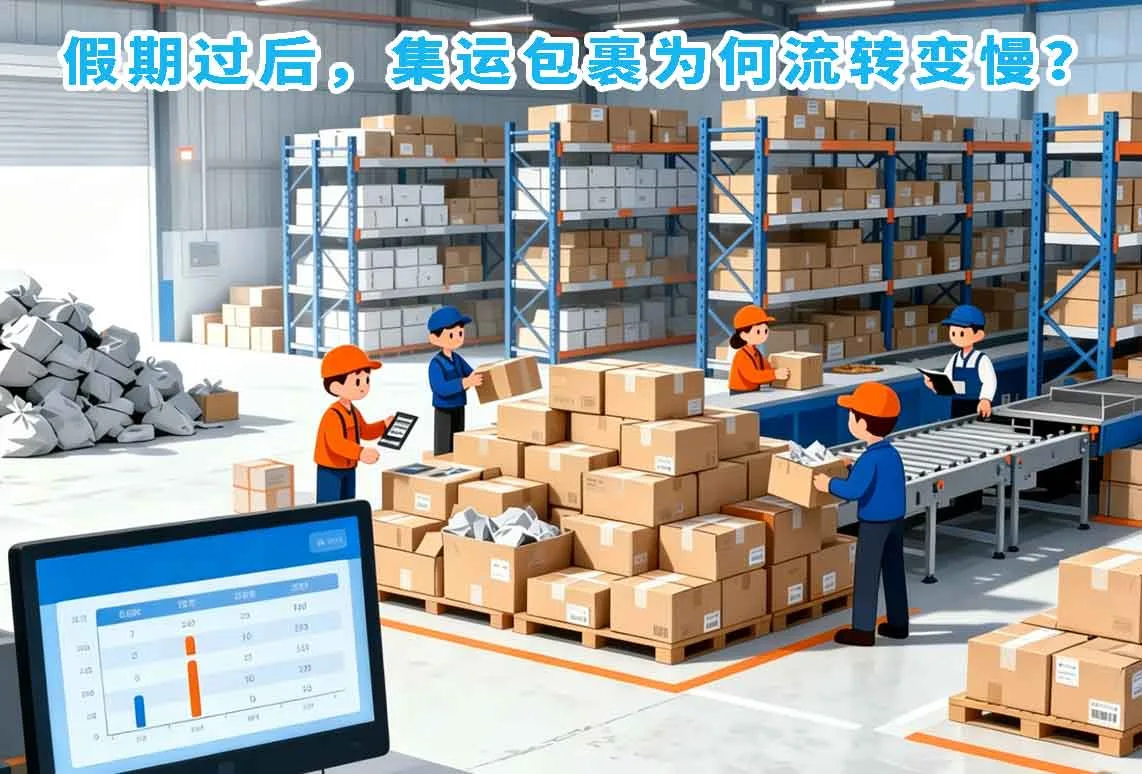 假期过后，集运包裹为何流转变慢？