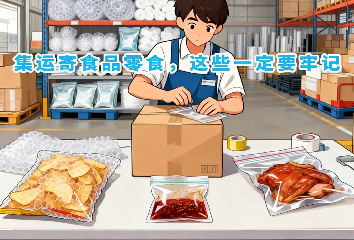 集运寄食品零食，这些一定要牢记