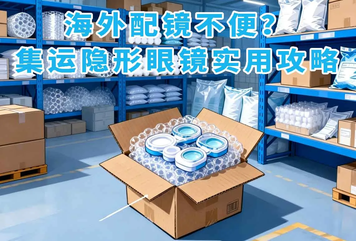 海外配镜不便？集运隐形眼镜实用攻略