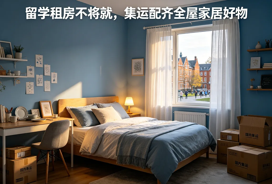 留学租房不将就，集运配齐全屋家居好物
