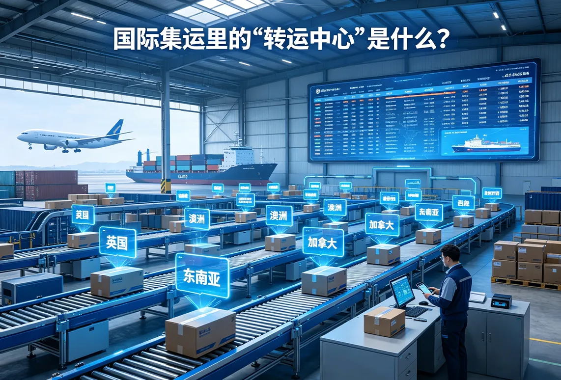 国际集运里的“转运中心”是什么？