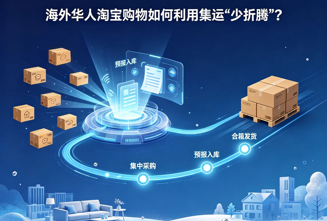 海外华人淘宝购物如何利用集运“少折腾”？
