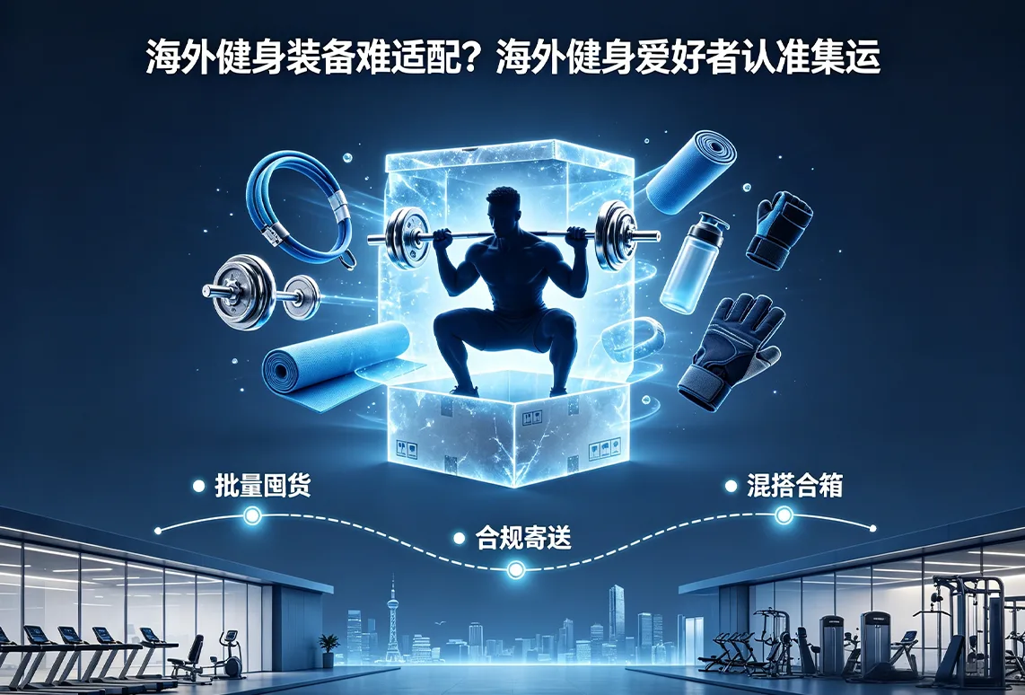 海外健身装备难适配？海外健身爱好者认准集运