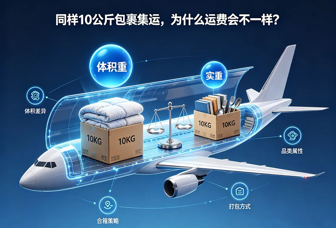 同样10公斤包裹集运，为什么运费会不一样？