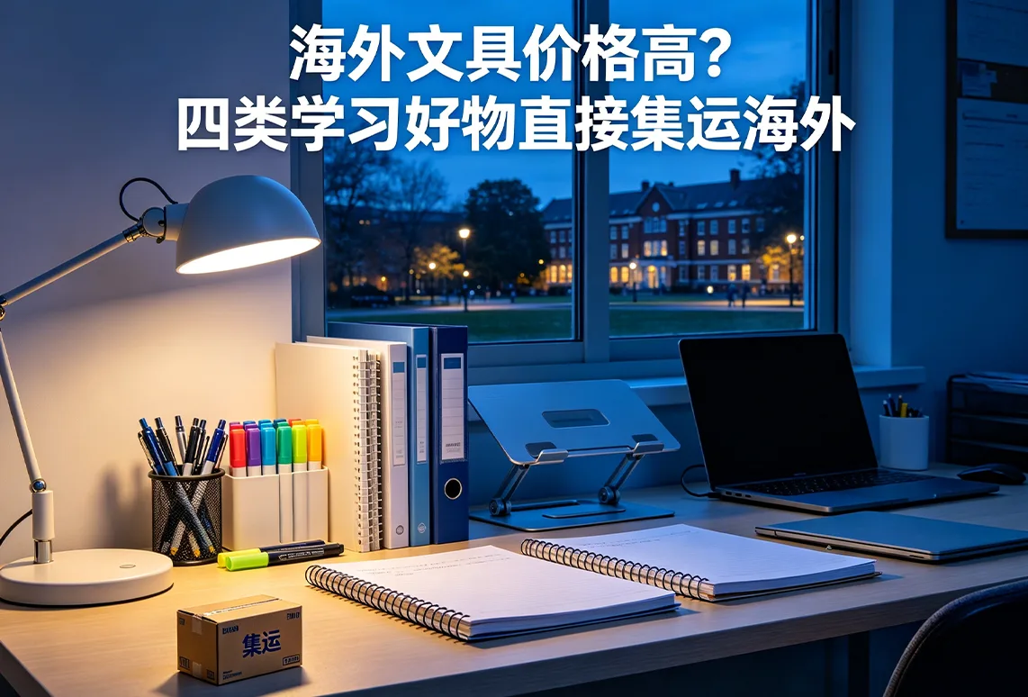 海外文具价格高？四类学习好物直接集运海外