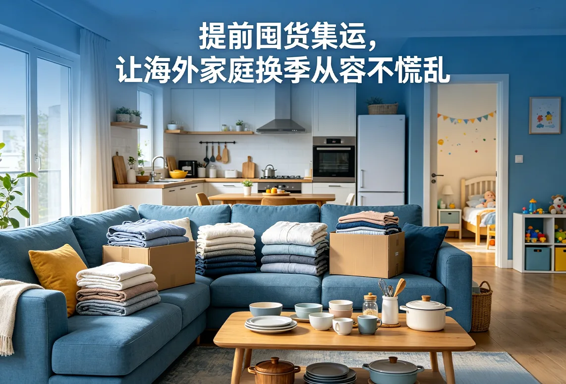 提前囤货集运，让海外家庭换季从容不慌乱