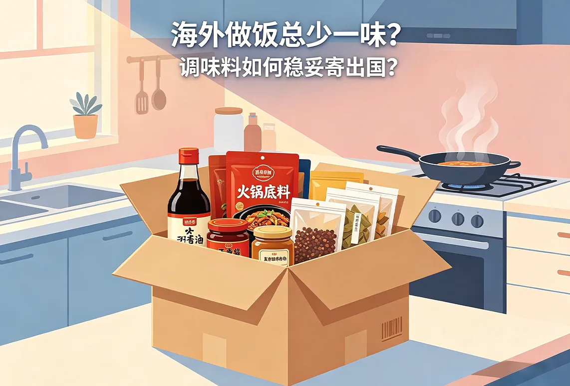 海外做饭总少一味？调味料如何稳妥寄出国？