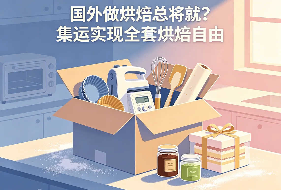 国外做烘焙总将就？集运实现全套烘焙自由