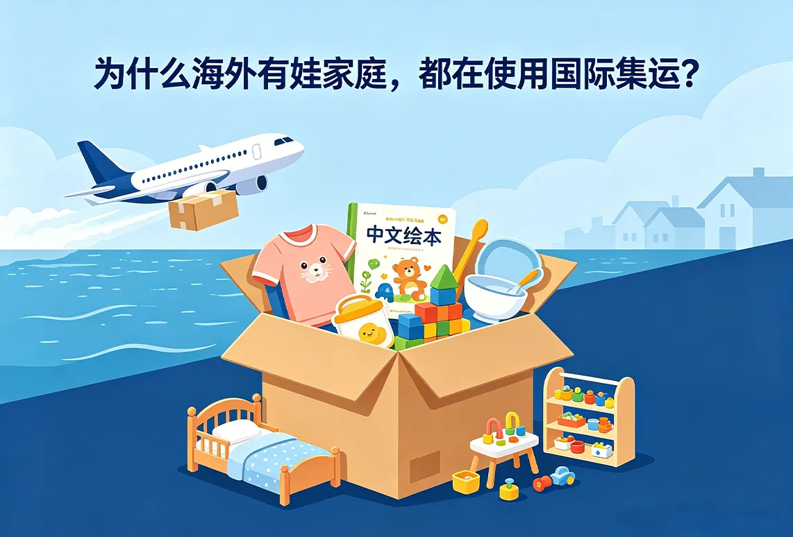 为什么海外有娃家庭，都在使用国际集运？