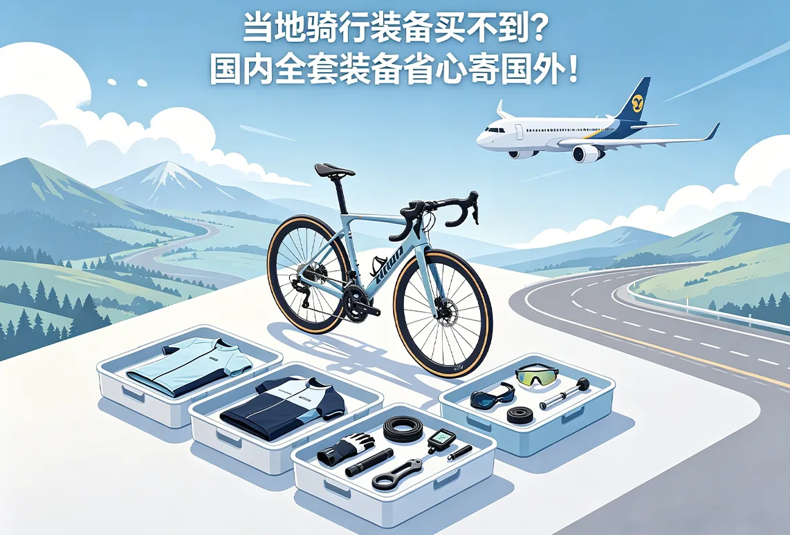 当地骑行装备买不到？国内全套装备省心寄国外！