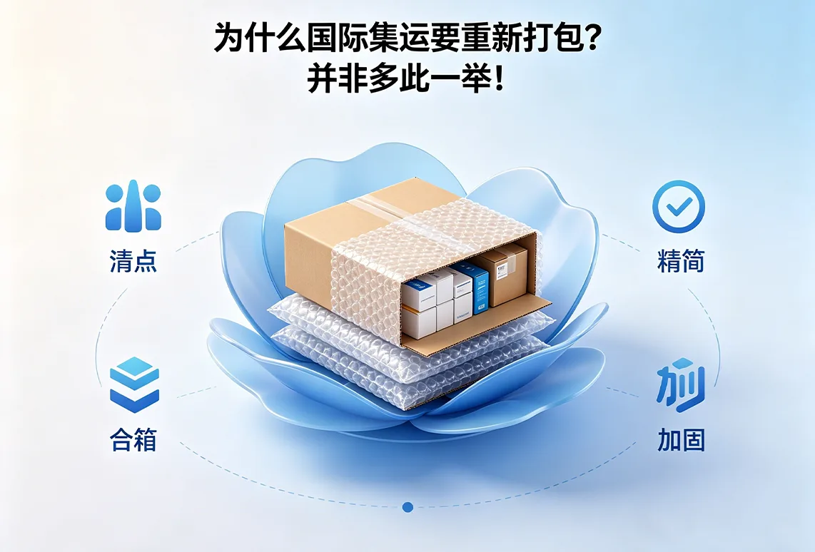 为什么国际集运要重新打包？并非多此一举！