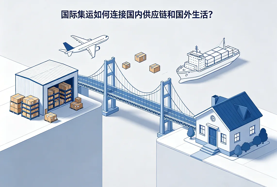 国际集运如何连接国内供应链和国外生活？