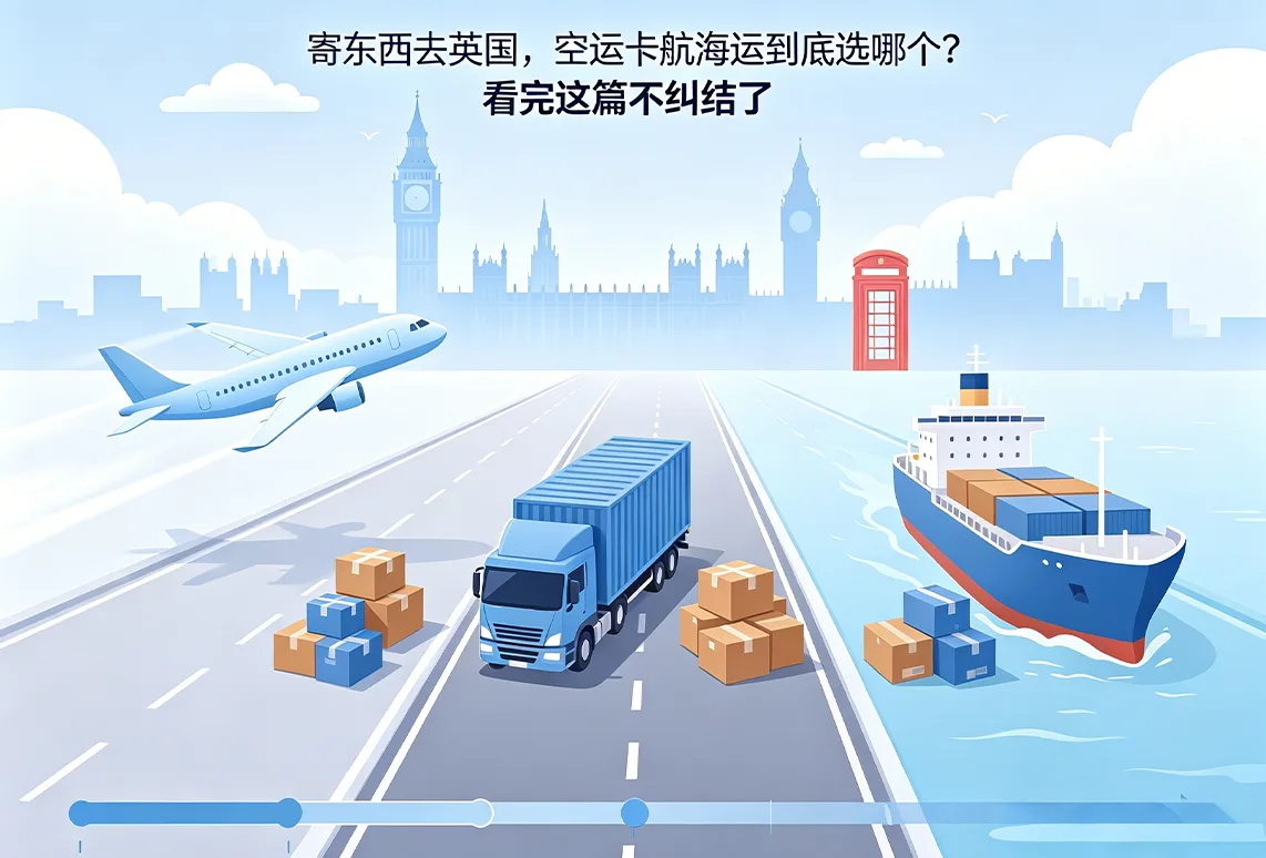 寄东西去英国，空运卡航海运到底选哪个？看完这篇不纠结了
