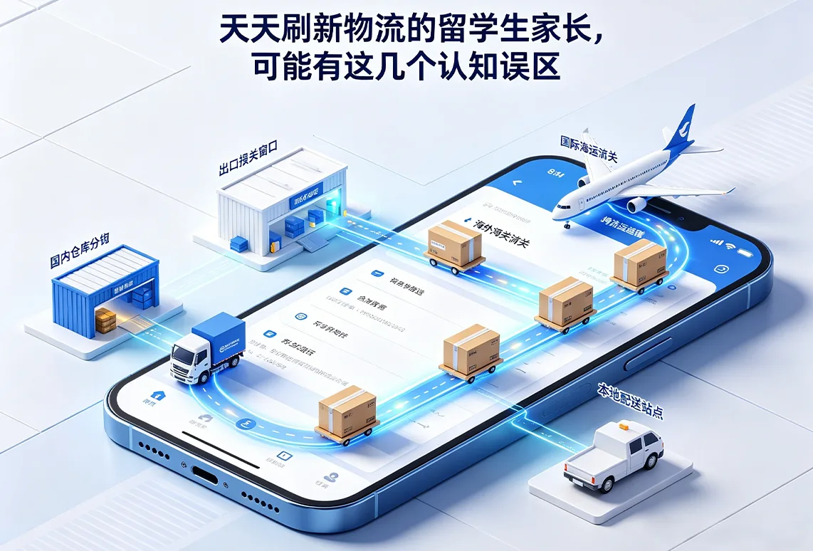 天天刷新物流的留学生家长，可能有这几个认知误区